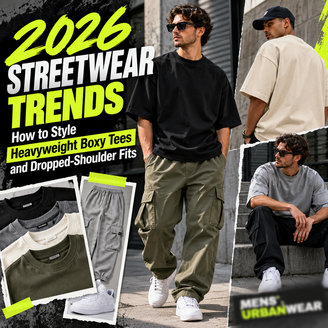 2026 Streetwear Trends: How to Style Heavyweight Boxy Tees and Dropped-Shoulder Fits