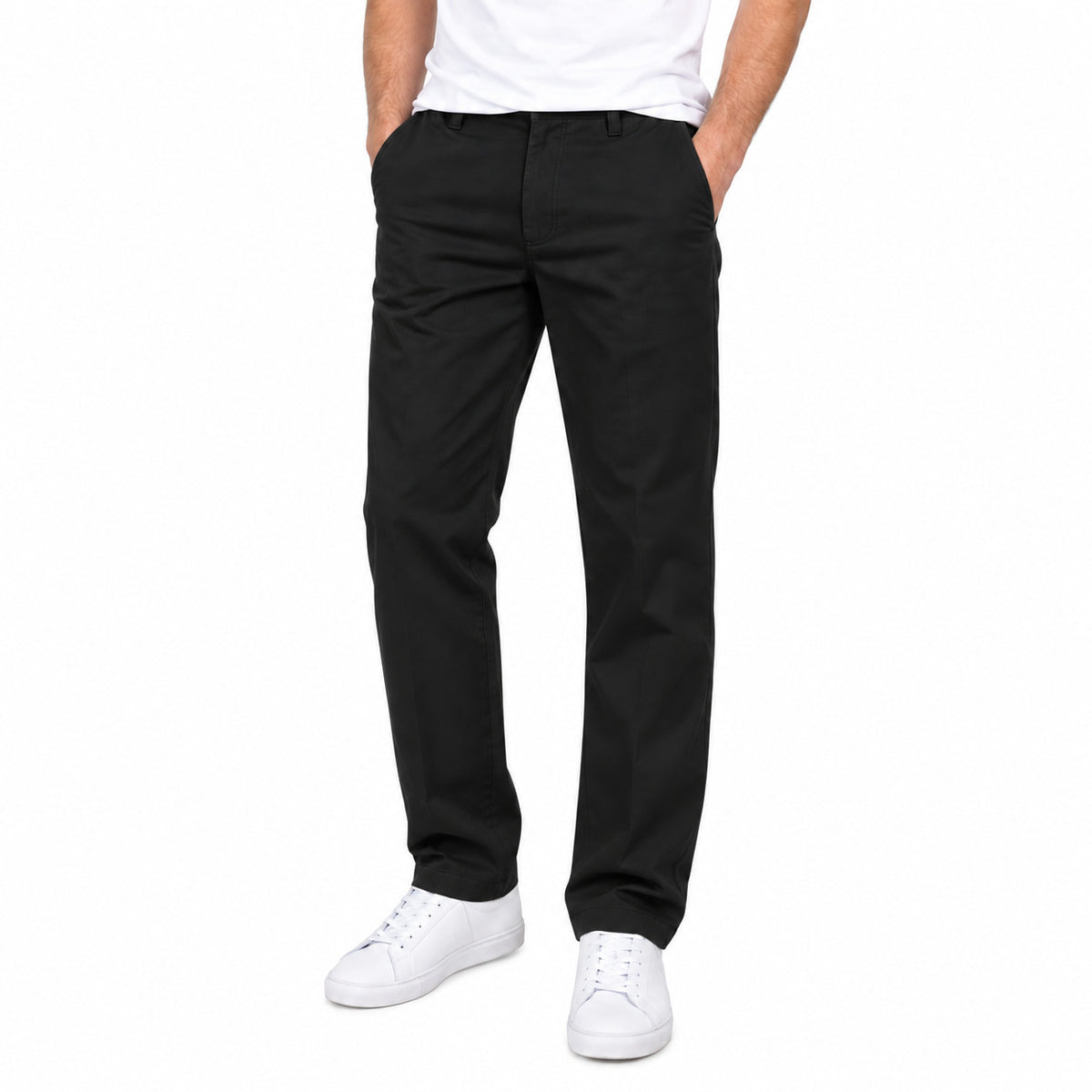 wholesale mens school uniform pants Black