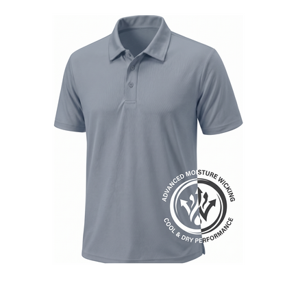 Men's Short Sleeve Performance Polo Shirt — Navy